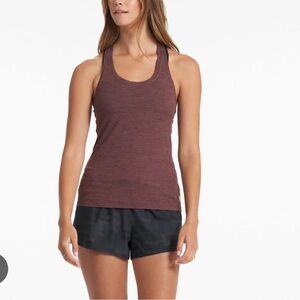 Vuori Women's Lux performance tank - purple/racer back